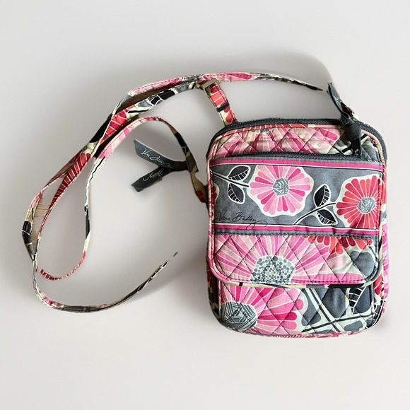 Vera Bradley Handbags - Vera Bradley‎ Cherry Blossom Women's Cross Body Bag Adjustable Straps Quilted